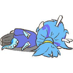 テオラのエンドラの使い魔に登場するドラゴンのLINEスタンプ
